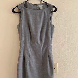 H&M bodycon grey dress. Sleeveless.